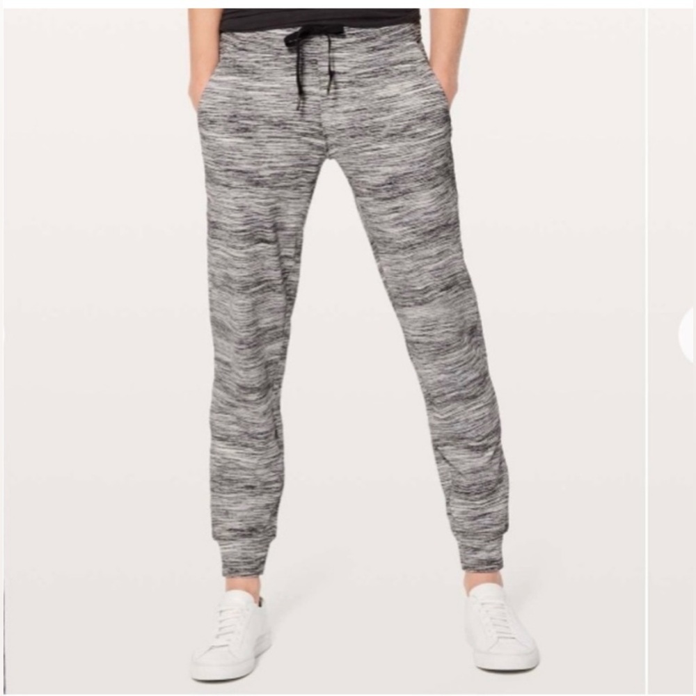 Lululemon Joggers  Ready To Rulu Space Dye Size 4 Gray EUC